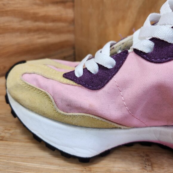 New Balance 327 Womens Pink Sneakers Size 8 - Picture 10 of 12